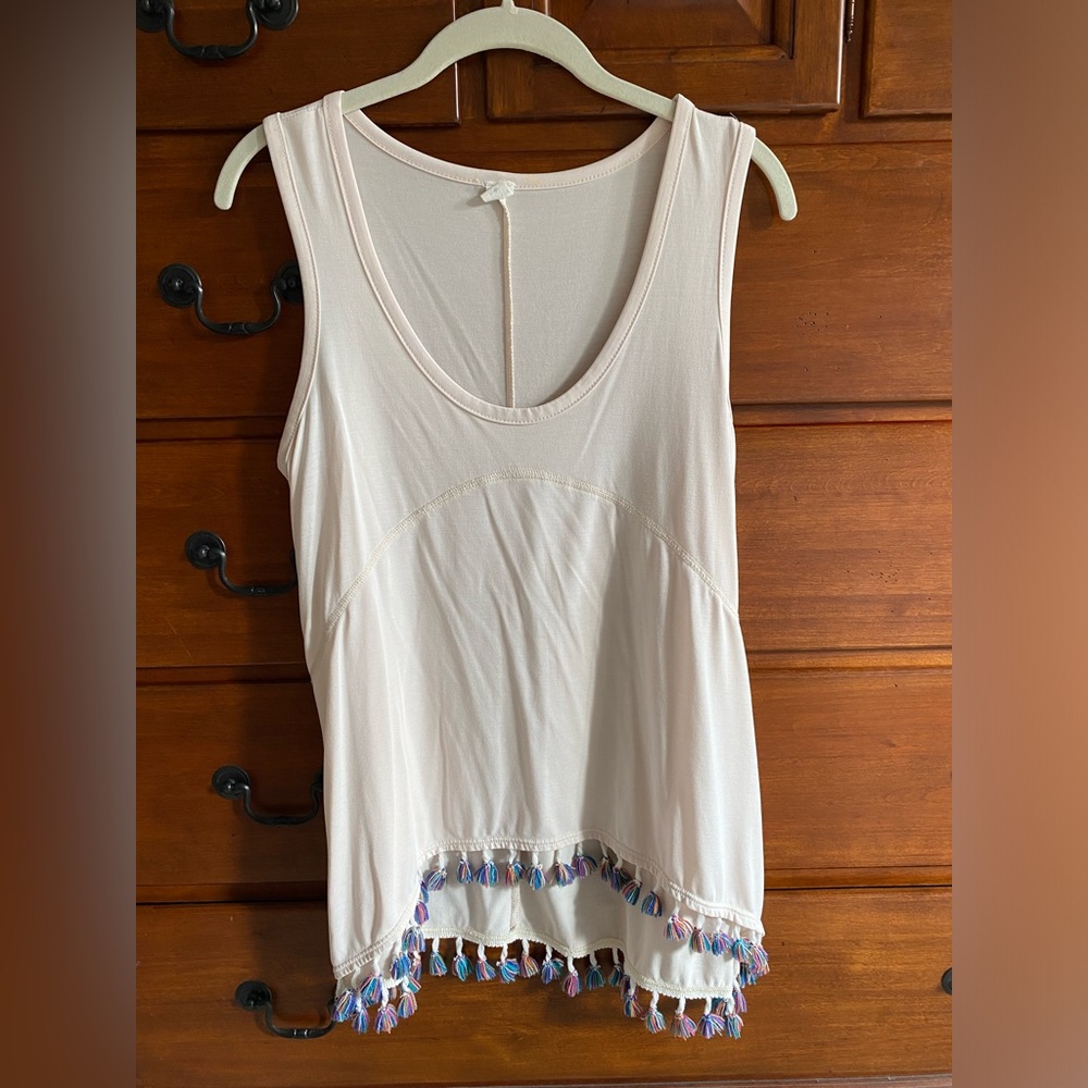 Lazy Sunday tassel tank